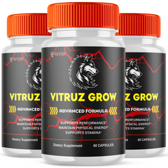 Vitruz Grow Supplement (3 Pack-180 Capsules)