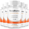 Image of (5 Pack) NovaBiome Probiotic Gut Health & Digestive Function Nova Biom 300 Capsules