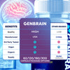 Image of (5 Pack) Genbrain Nootropic All Natural Brain Supplement Gen Brain 300 Capsules