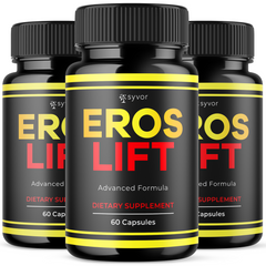 (3 Pack) Eros Lift Advanced Male Pills Formula ErosLift Supplement 180 Capsules