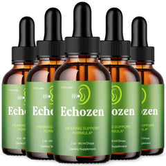 (5 Pack) Echozen Ear Health Support Drops Natural Echo Zen Vitamin 150 Servings