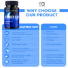 Image of Slumber Slim Keto Pills Supplement (5 Pack - 300 Capsules)