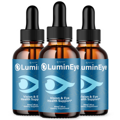 LuminEye Drops Enhance Vision, Lumin Eye Support Healthy Eye Function 90 Servs (3 Pack)