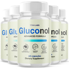 (5 Pack) Gluconol Advanced Blood Health Support Supplement Gluco Nol 300 Capsule