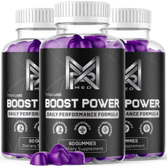 (3 Pack) Boost Power Gums Advanced Male Support Supplement BoostPower 180 Gummies