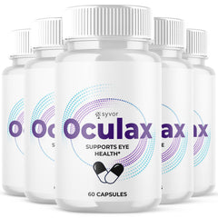 (5 Pack) Oculax Pills Advanced Support for Healthy Eye Vision Ocu Lax 300 Capsules