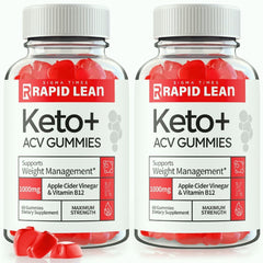 (2 Pack) Rapid Lean Keto + ACV Maximum Strength Gummies for Weight Loss 120 Gummies