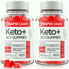 Image of (2 Pack) Rapid Lean Keto + ACV Maximum Strength Gummies for Weight Loss 120 Gummies