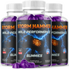 Image of (3 Pack) Storm Hammer Male Gummys Advanced StormHammer Max Vitamin 180 Gummies