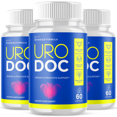 (3 Pack) Uro Doc Male Support Supplement Advanced Max Formula UroDoc 180 Capsule