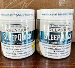 Relaxium Sleep Quick Gummies Sleep Gummy 2 Pack Lemon 60 Gummies