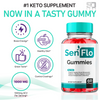 Image of Senflo Digestive Support Gummies Advanced Gut Health Balance Supplement (3 Pack-180 Gums)