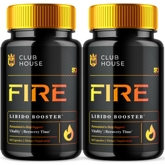 Clubhouse Fire - Boost Stamina and Daily Energy for Men (2 Pack - 120 Capsules)
