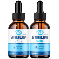(2 Pack) Visium Care Drops Support For Healthy Eye Vision VisiumCare 60 Servings
