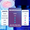 Image of (3 Pack) Neuromaxis Nootropic Natural Brain Supplement Neuro Maxis 180 Capsules