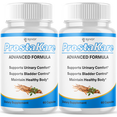 (2 Pack) Prostakare Advanced Prostate & Bladder Support Prosta Care 120 Capsules