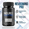 Image of (3 Pack) Neuro Mind Pro Nootropic Natural Brain Formula Supplement 180 Capsules