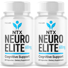 (2 Pack) Neuro Elite Nootropic Natural Brain Supplement NeuroElite 120 Capsules
