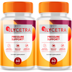 Glycetra Advanced Glycogen Supplement Natural Circulation Support (2 Pack-120 Capsules)