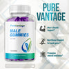 Image of (1 Pack) Pure Vantage ACV Gummys Male Health Support Supplement 60 Gummies