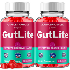 GutLite Keto ACV Gummys 1000MG Advanced Formula Vitamin 120 Gummies (2 Pack)