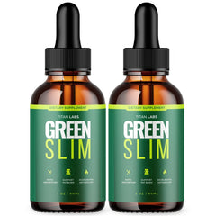 (2 Pack) Green Slim Drops Natural Health & Fitness Support GreenSlim 60 Servings
