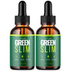 Image of (2 Pack) Green Slim Drops Natural Health & Fitness Support GreenSlim 60 Servings