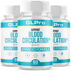 GLPro Blood Pills Advanced Support Glycogen Max Supplement (3 Pack-180 Capsules)