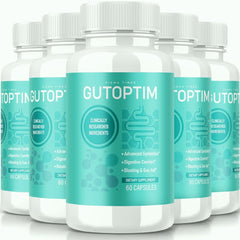 (5 Pack) Gutoptim Supplement Advanced Gut Health Pills 300 Capsules