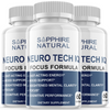 Image of Neuro Tech IQ Brain Supplement, Neuro Tech Focus Formula (3 Pack-180 Capsules)