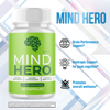 Image of (5 Pack) Mind Hero Nootropic All Natural Formula Brain Supplement 300 Capsules