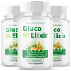 Image of (3 Pack) Gluco Elixir Blood Advanced Support Glycogen Supplement 180 Capsules