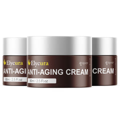 (3 Pack) Elycura Cream Advanced Anti-Wrinkle Skin Moisturizer Ely Cura 90 Servs