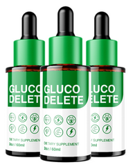 Gluco Delete Drops, Glucose Delete Extract Health Supplement (3 Pack 90servs.)