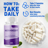 Image of (5 Pack) Nervocept Nootropic Natural Super Nerve Supplement Nervo Cept 300 Capsules