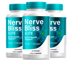 Nerve Bliss Elite, Nerve Bliss Support Supplement NerveBliss Elite (3 Pack - 180 Capsules)