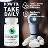 Image of (3 Pack) Vizol Up Advanced Max Support Healthy Eye Function VizolUp 180 Capsules