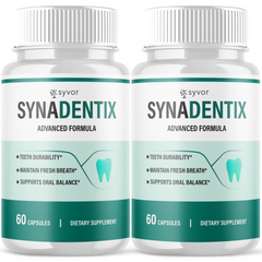 Syna Dentix Supplement Pills Oral Probiotic Support Healthy Teeth and Gums 120 Capsules (2 Pack)