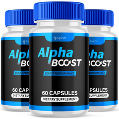 Alpha Boost Advanced Supplement Pills (3 Pack - 180 Capsules)