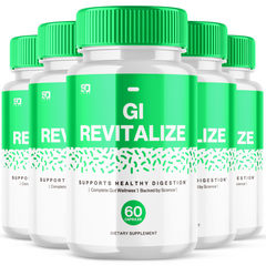 GI Revitalize Capsules, GI Revitalize Digestion Support (5 Pack - 300 Capsules)