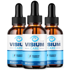 (3 Pack) Visium Care Drops Support For Healthy Eye Vision VisiumCare 90 Servings