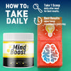 Image of (1 Pack) Mind Boost Powder Natural Brain Support Supplement MindBoost 30 Serves