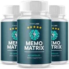 (3 Pack) Memo Matrix Nootropic Natural Brain Supplement MemoMatrix 180 Capsules