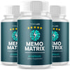 Image of (3 Pack) Memo Matrix Nootropic Natural Brain Supplement MemoMatrix 180 Capsules