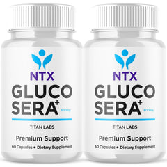 (2 Pack) Gluco Sera+ Pills Advanced Blood Health Support Supplement GlucoSera+ 120 Capsules