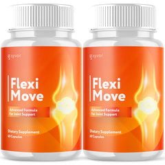 (2 Pack) Flexi Move Joint Support Advanced Formula Supplement FlexiMove 120 Capsules