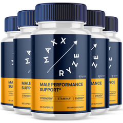 Maxx Ryze Pills Supplement (5 Pack - 300 Capsules)