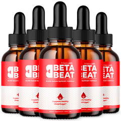 (5 Pack) Beta Beat Blood Support Drops BetaBeat Vitamin Supplement 150 Servings