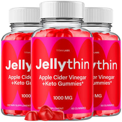 (3 Pack) Jellythin ACV Gummys 1000MG Advanced Jelly Thin Supplement 180 Gummies