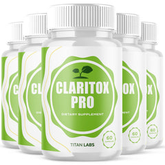 (5 Pack) Claritox Pro Nootropic Natural Brain Supplement ClaritoxPro 300 Capsule